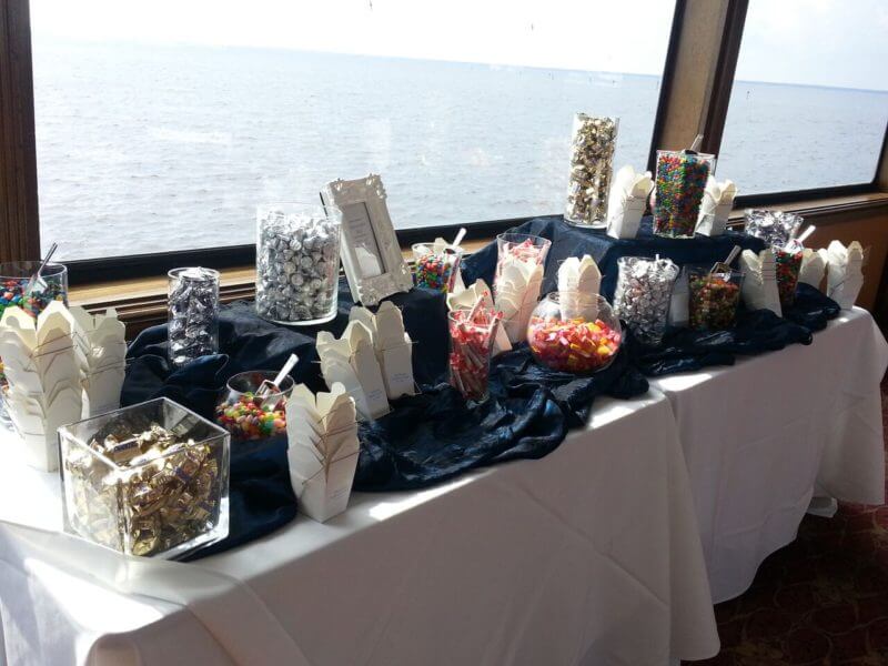 destin wedding ideas custom candy bar